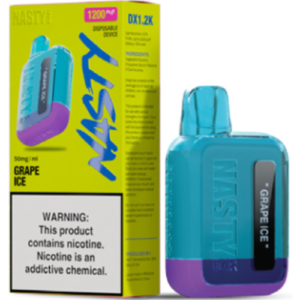 E-Liquid Nasty DX1.2K Disposable 50mg - Grape Ice