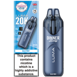 E-Liquid_ Dinner Lady Luma Disposable 50mg - Blue Mint