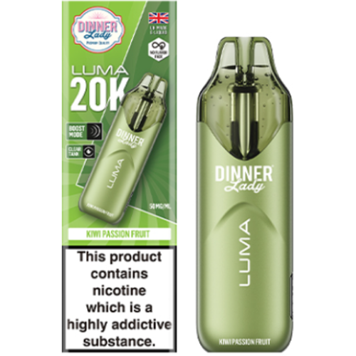 E-Liquid: Dinner Lady Luma Disposable 50mg  Kiwi Passion Fruit